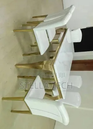 6 Sitter Executive Modern Advanced Marble Dinning Table