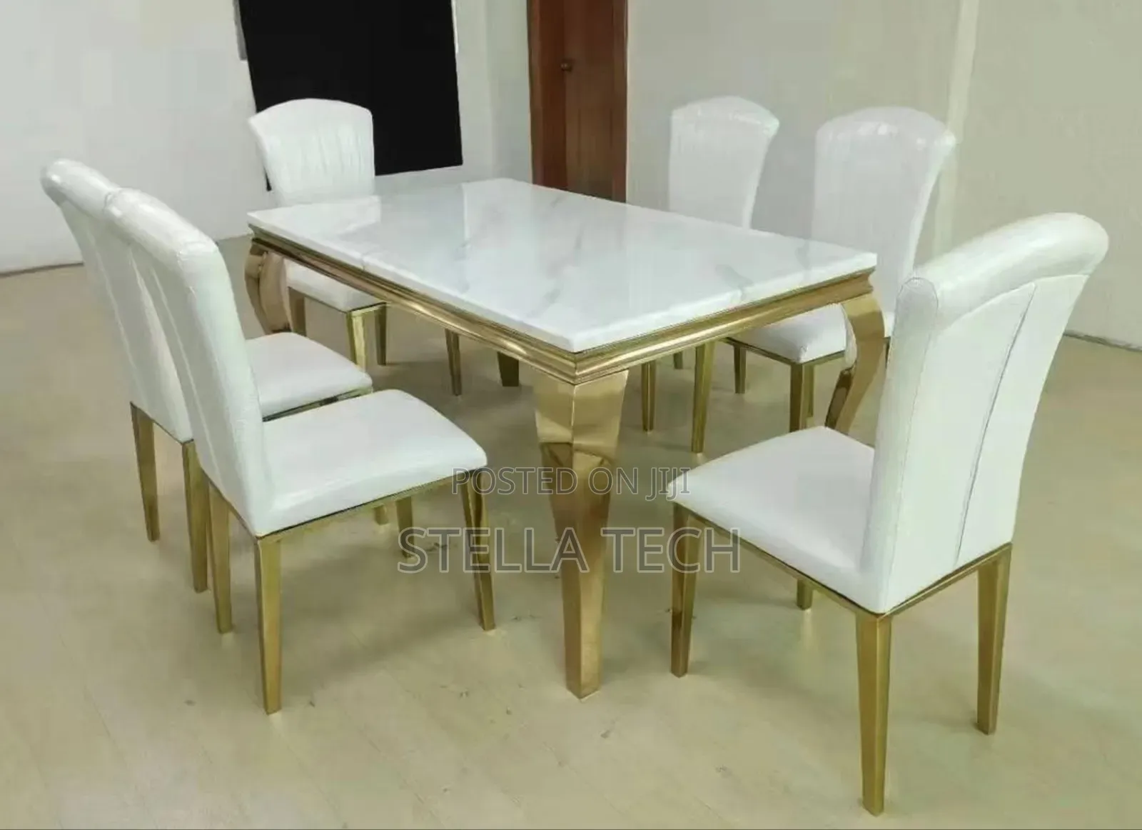 6 Sitter Executive Modern Advanced Marble Dinning Table
