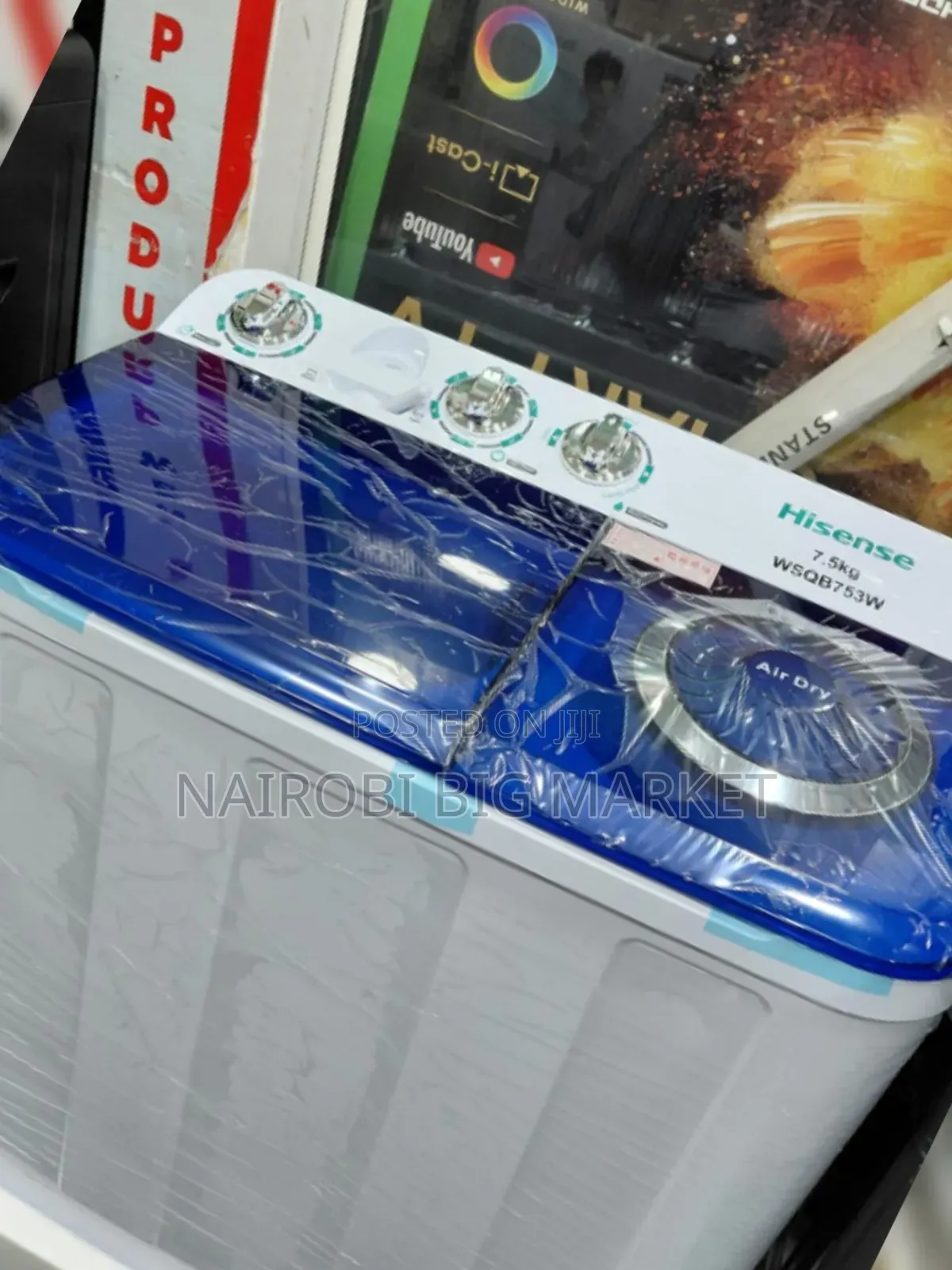Hisense 7.5kgs Twin Tub Washing Machine