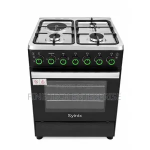 Syinix (Q60GC3)new Model 60by60 Standing Cooker 3+1
