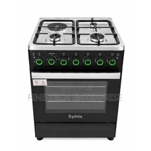 Syinix (Q60GC3)new Model 60by60 Standing Cooker 3+1
