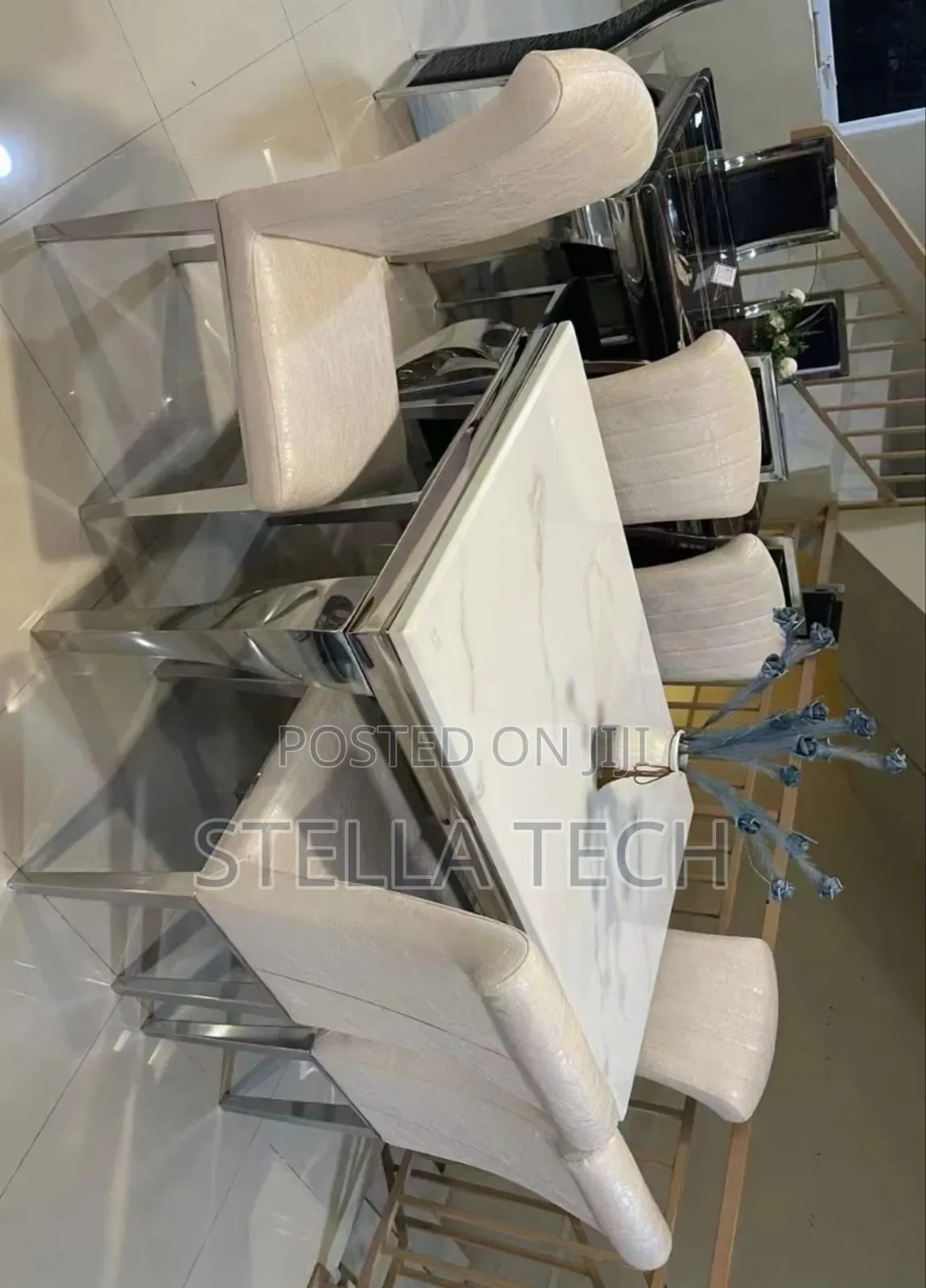 6 Sitter Executive Modern Advanced Marble Dinning Table @60000