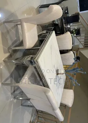 6 Sitter Executive Modern Advanced Marble Dinning Table @60000