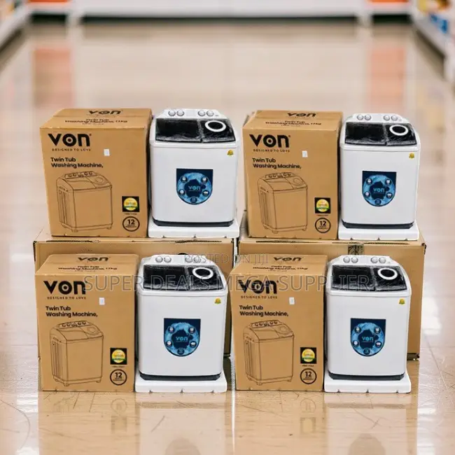 Factory Prices Easy Drain VON 10KG Twin Tub Washing Machines