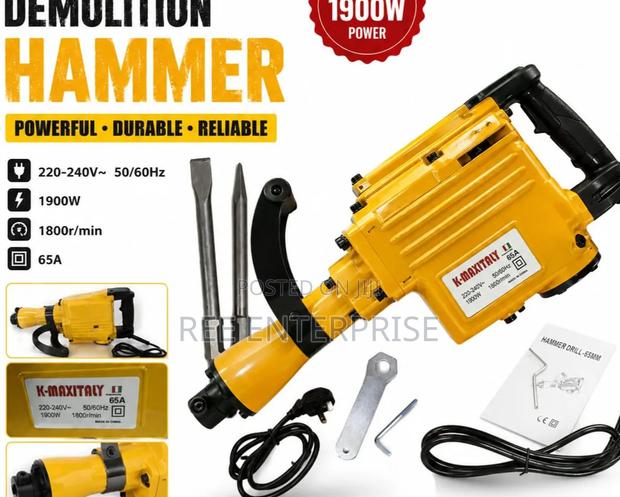 Power Full Demolition Hammer  1900watts K- Maxitary - main view