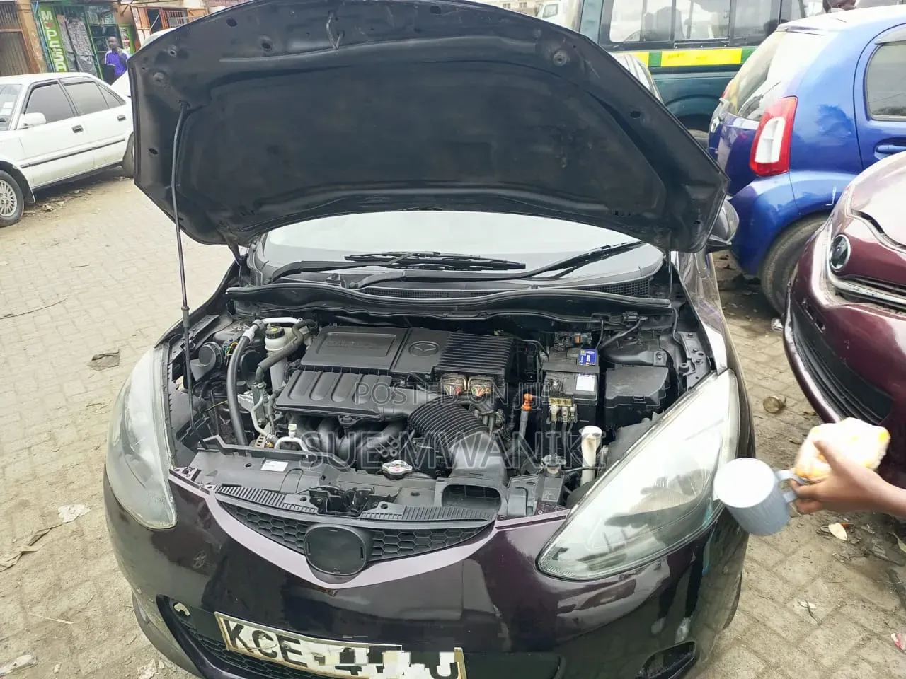 Mazda Demio 2008 Burgundy