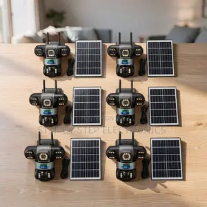 Outdoor Security 20MP 4K Ultra HD 4G PTZ Triple Lens Solar Cameras