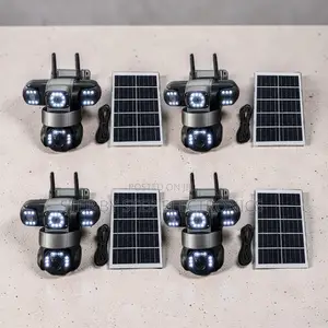 Auto Tracking 20MP 4K Ultra HD 4G PTZ Triple Lens Solar Cameras