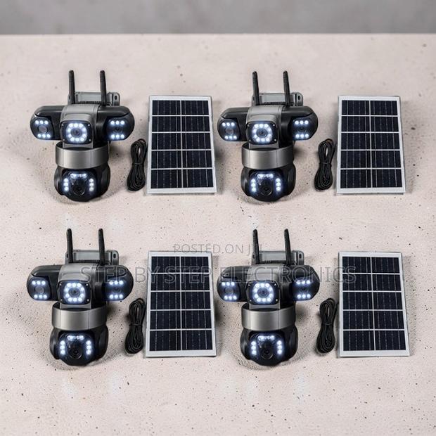 Auto Tracking 20MP 4K Ultra HD 4G PTZ Triple Lens Solar Cameras