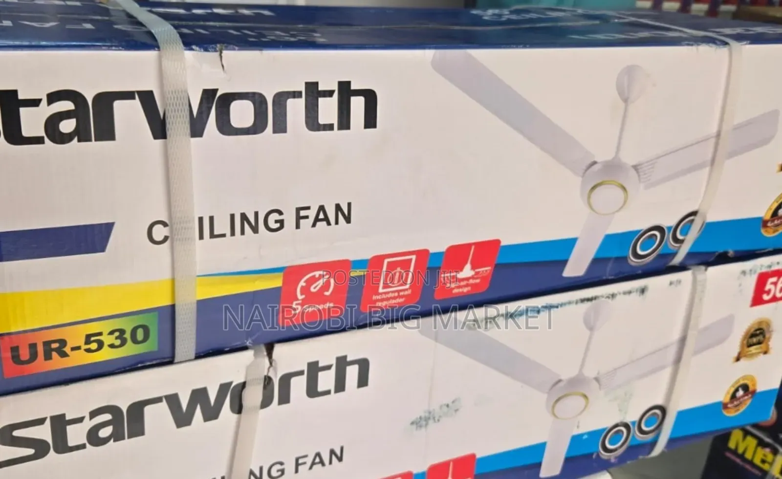 Star Worth Ceiling Fan 56"
