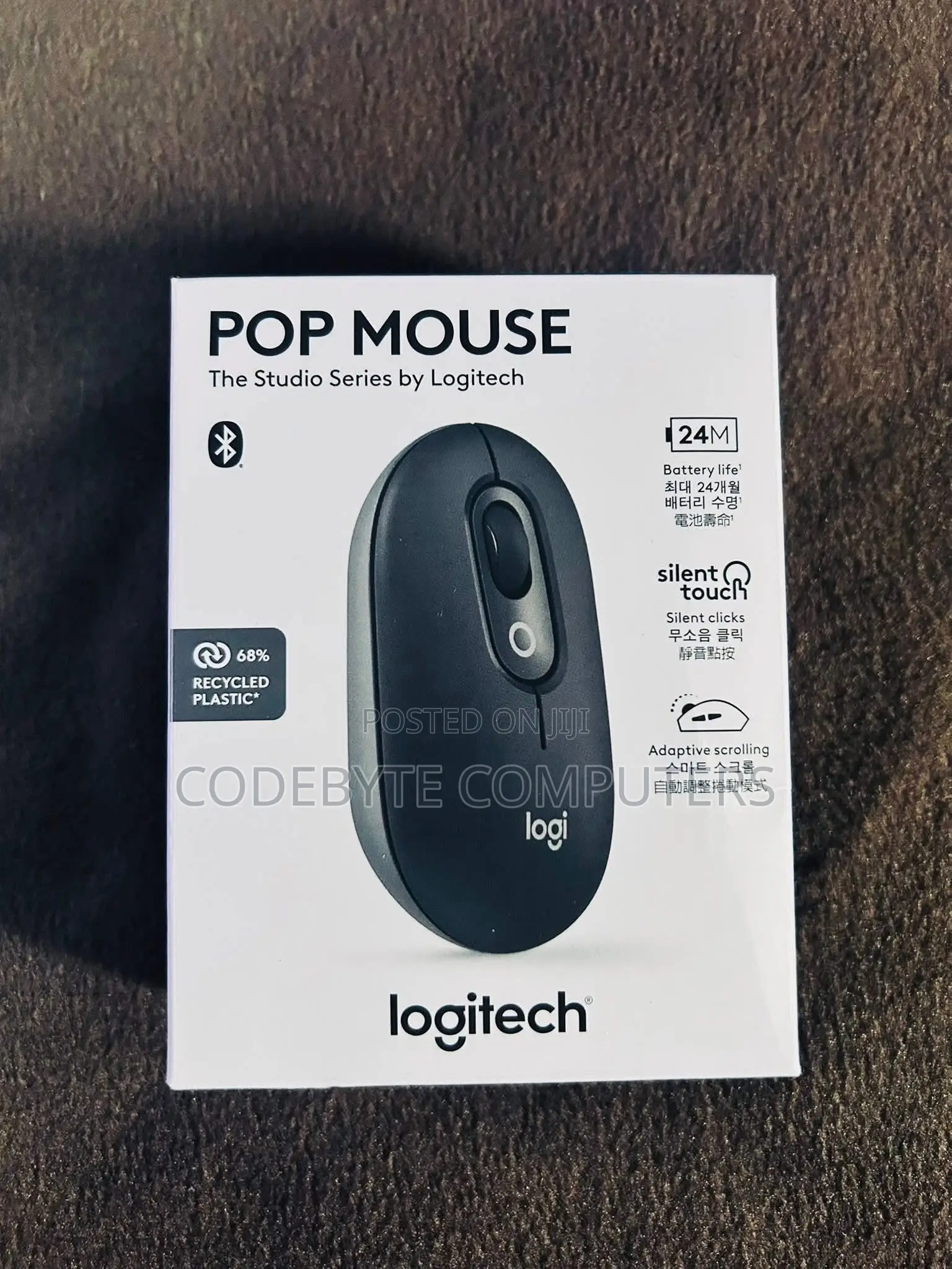 Logitech Wireless Pop Mouse With Customizable Emoji