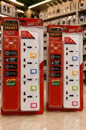 4 Way Power Extension Socket With Surge Protection