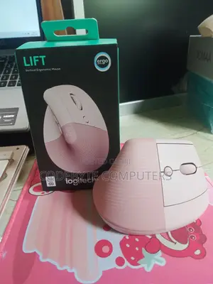 Logitech Lift Vertical Ergonomic Mouse - - Rose
