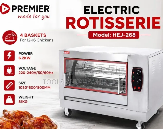 Heavy Duty Chicken Electric Rotisserie Chicken/4 Baskets Rotisserie