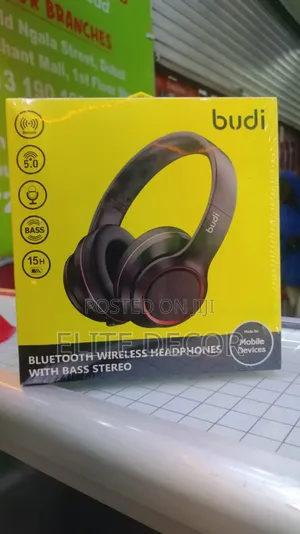 Budi EP50B Bluetooth Wireless Headphones – Deep Bass Stereo Sound