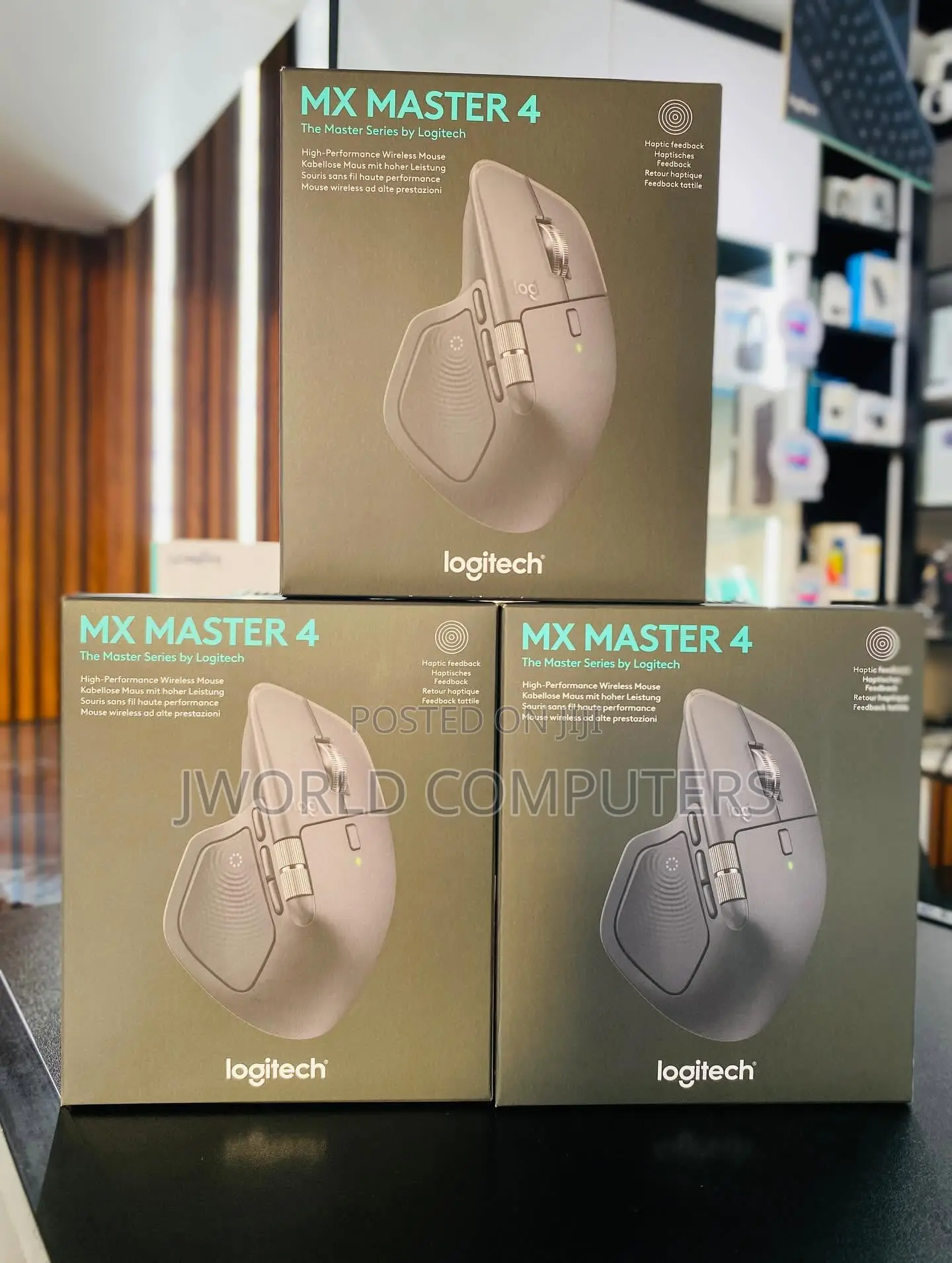 Logitech Mx Master 4 High-Performance Wireless Mouse.