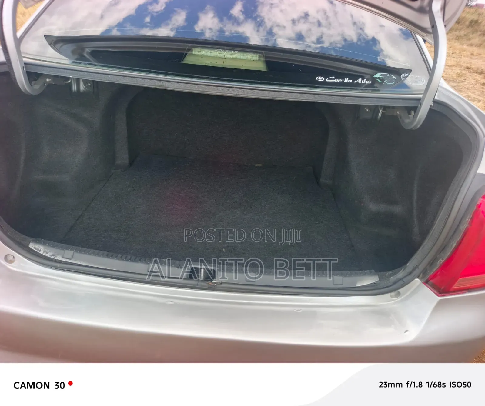 Toyota Axio 2016 Silver