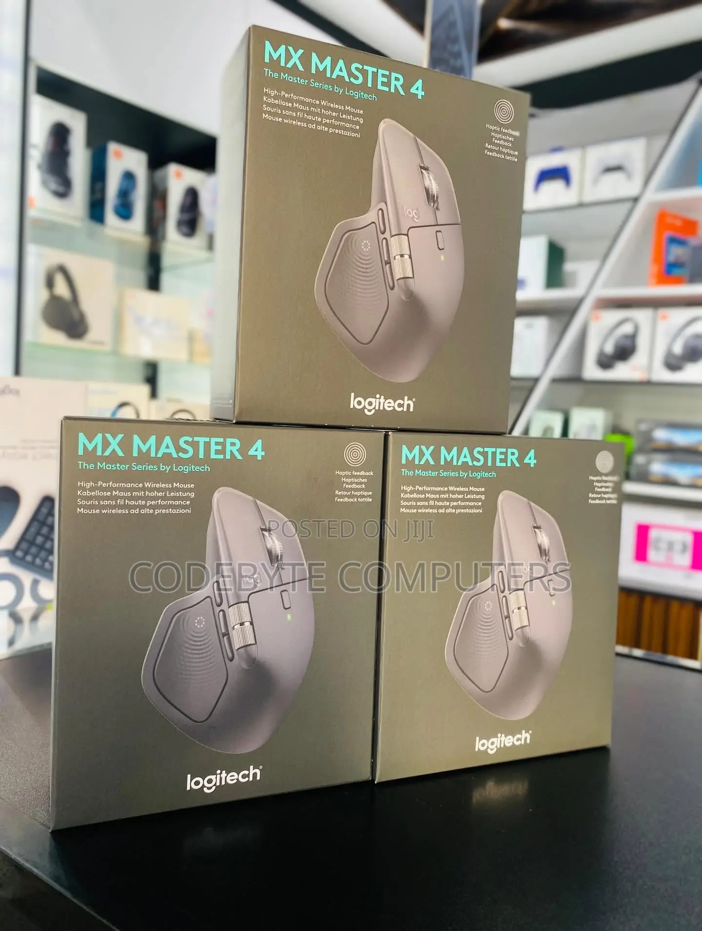 Logitech Mx Master 4 High-Performance Wireless Mouse.
