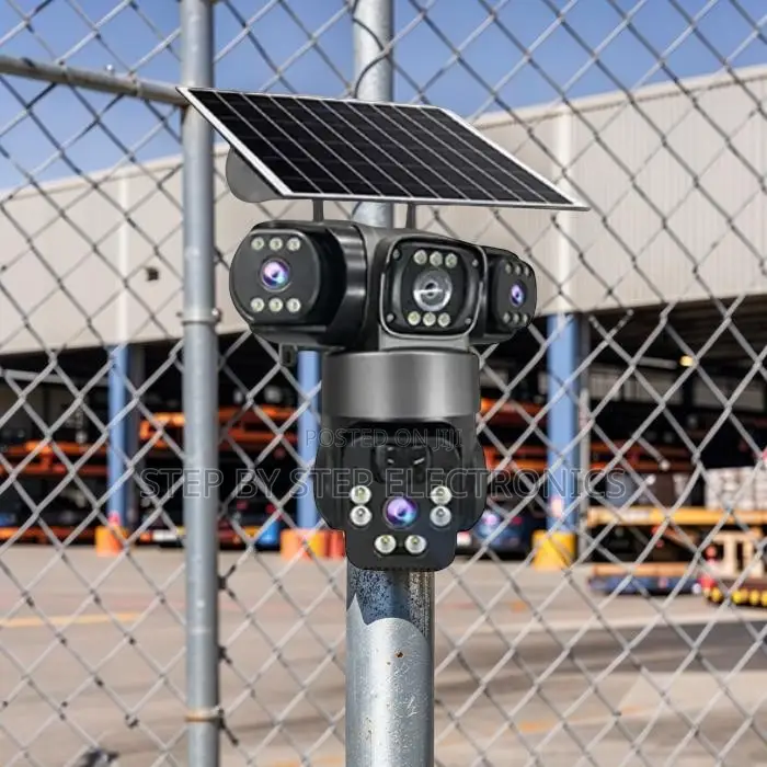 IP66 Waterproof 20MP 4K Ultra HD 4G PTZ Triple Lens Solar Cameras