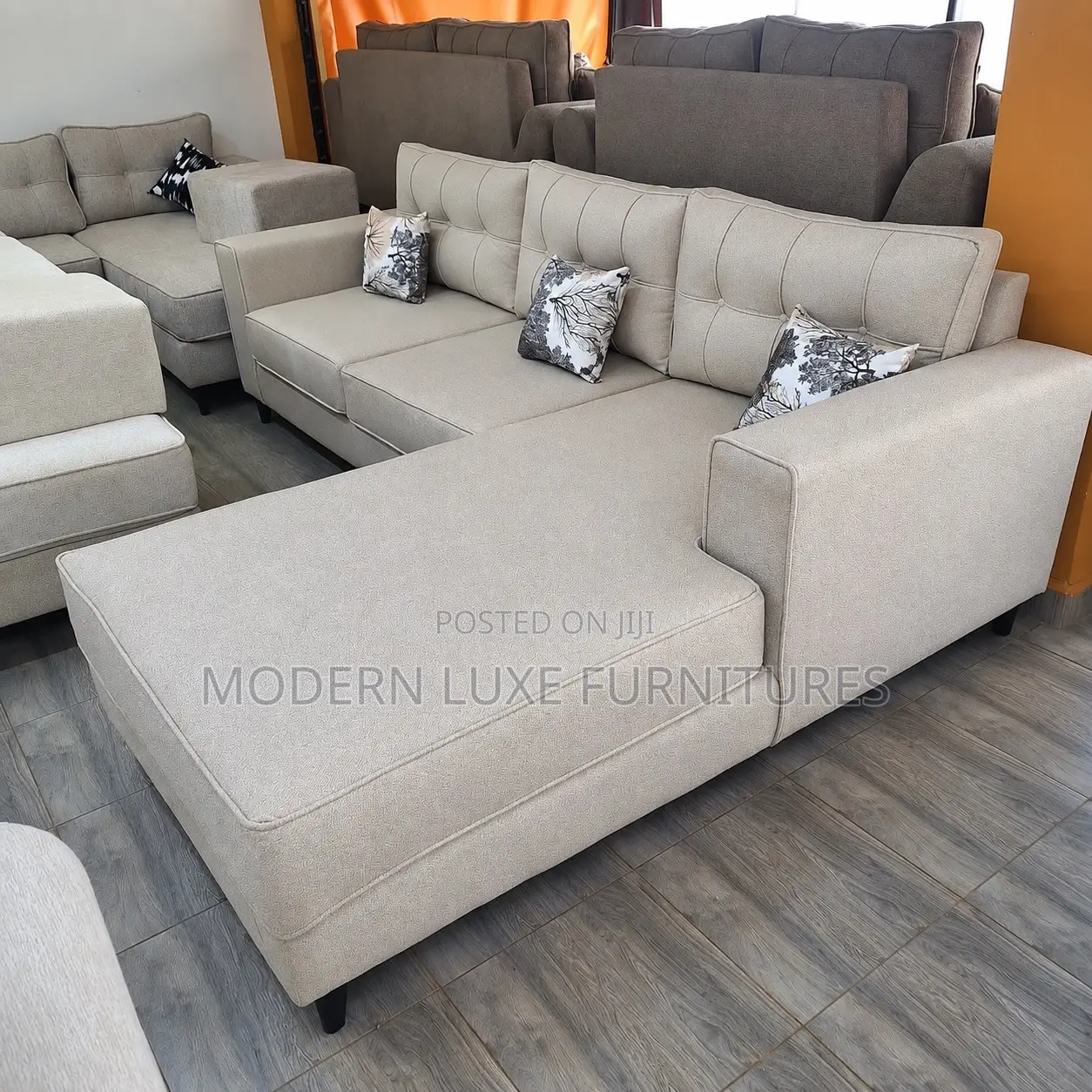 Signature Plush Contemporary L Sofa/L Shaped Sofa
