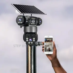 Panoramic HD 20MP 4K Ultra HD 4G PTZ Triple Lens Solar Cameras