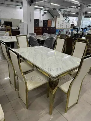 6-Seater Rectangle Dining Set.