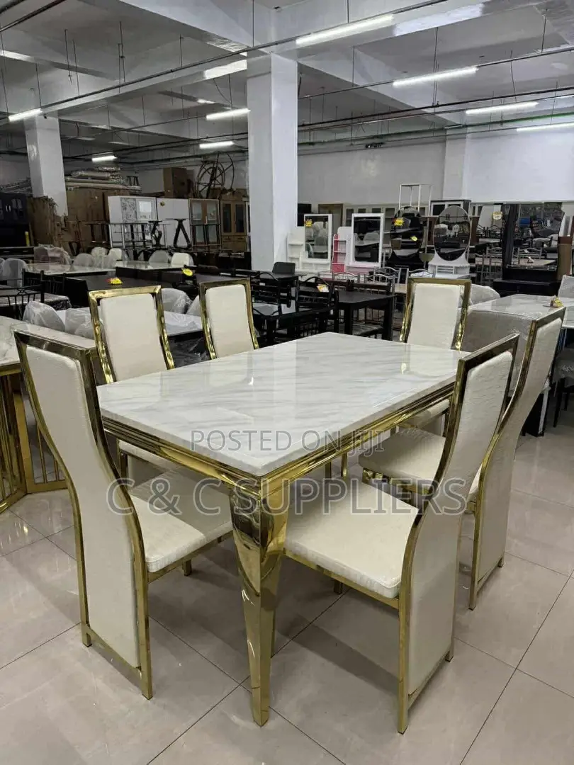 6-Seater Rectangle Dining Set.