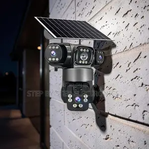 AI Motion Detection 20MP 4K Ultra HD 4G PTZ Triple Lens Solar Cameras