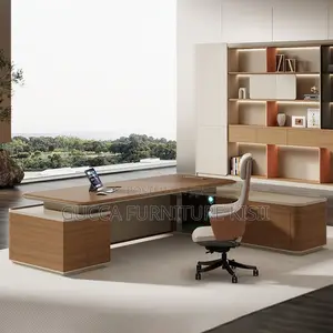 Office Desk; 2400mm Executive CEO Office Desk