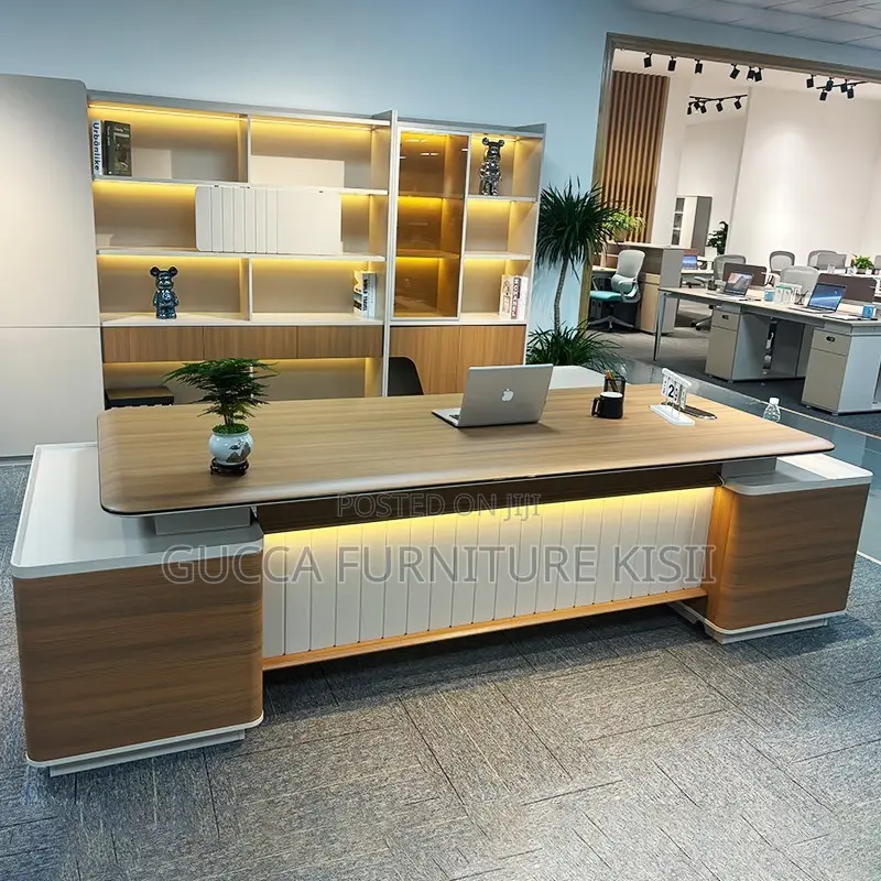 Office Desk; 2400mm Executive CEO Office Desk