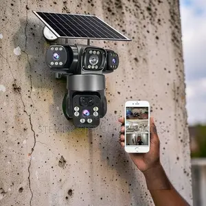 Instant Alerts 20MP 4K Ultra HD 4G PTZ Triple Lens Solar Cameras