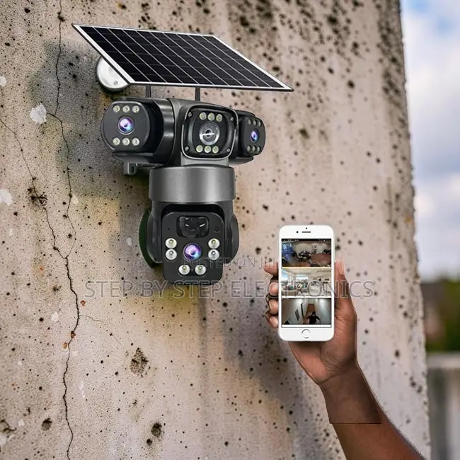 Instant Alerts 20MP 4K Ultra HD 4G PTZ Triple Lens Solar Cameras