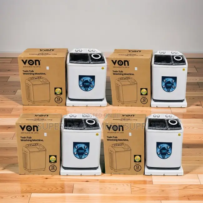 Factory Prices Quiet Operation VON 10KG Twin Tub Washing Machines