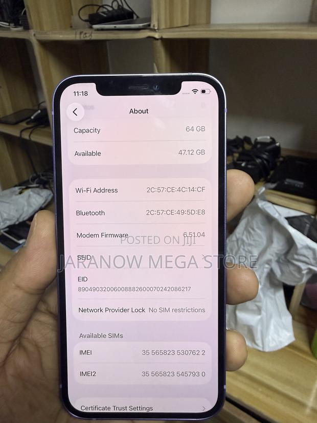 Apple iPhone 12 64 GB Purple - thumbnail 4