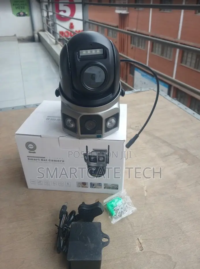 4G V380pro Dual Lens AC Wireless Dome PTZ Camera Full Color