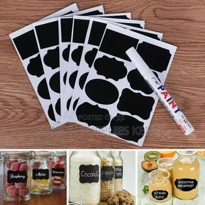 Pantry Jar Sticker Labels Sticker Set Waterproof Pantry Jar Marker