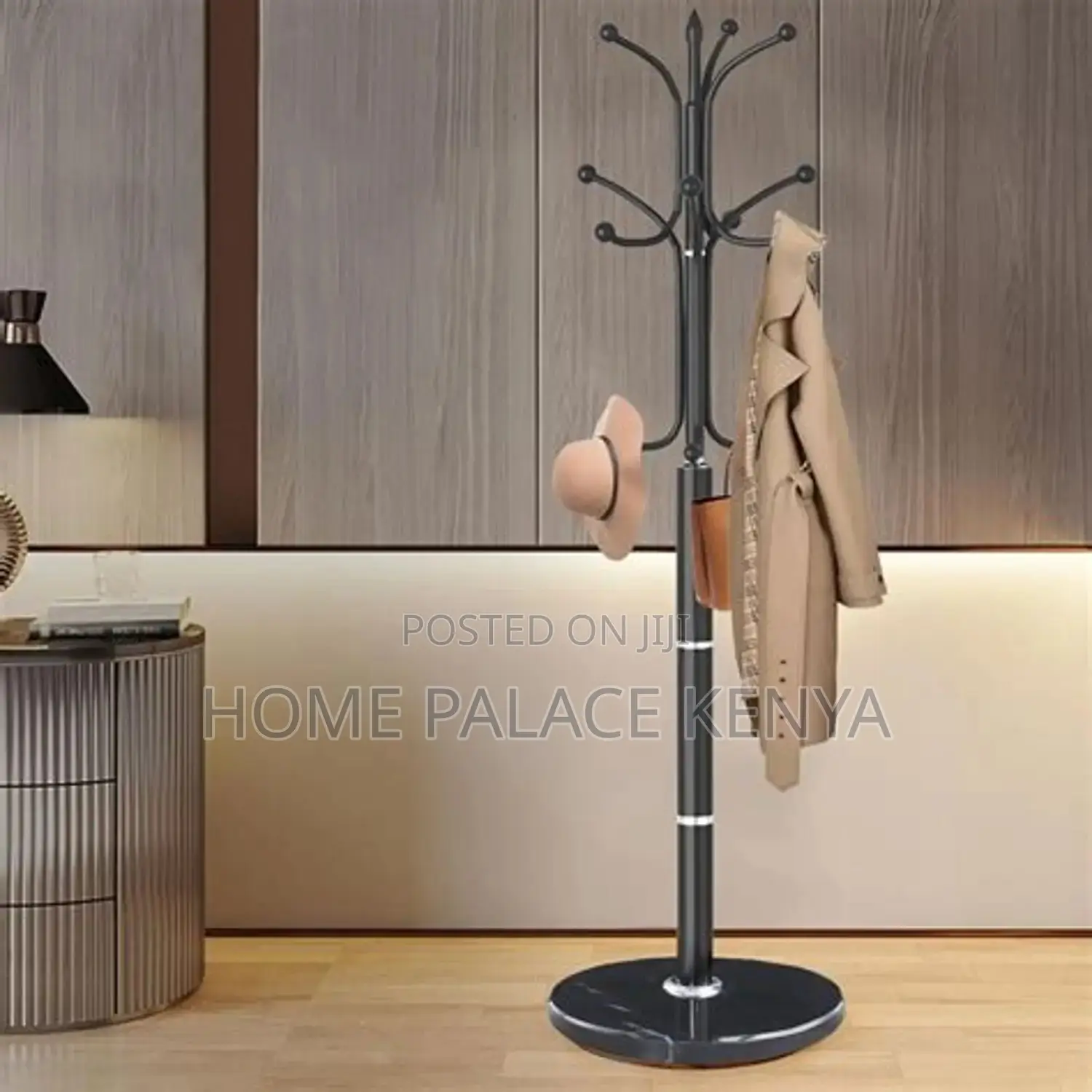 Hanger; Freestanding Metal Coat Hanger Rack for Easy Organization