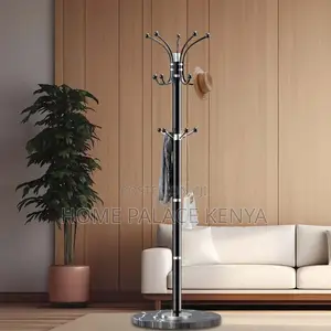 Hanger; Freestanding Metal Coat Hanger Rack for Easy Organization