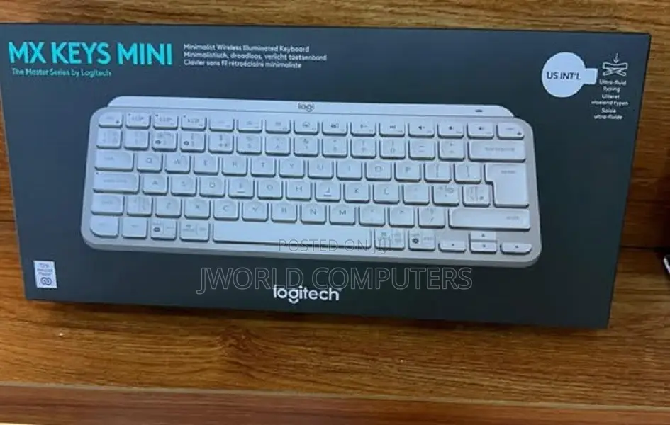 Logitech Mx Keys Bluetooth Illuminated Keyboard - Pale Gray
