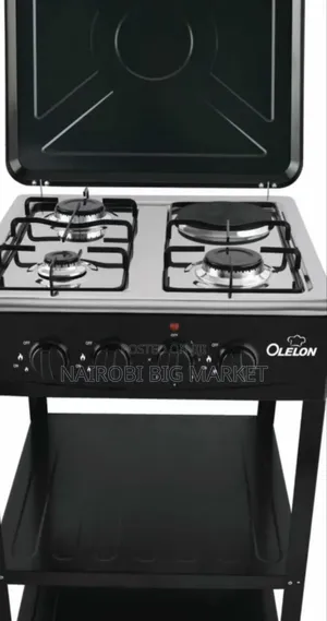 Olelon 3+1 Standing Cooker With Shelves