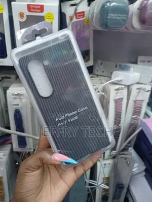 Carbon Pattern Phone Case Designed for the Samsung Galaxy Z Fold 6