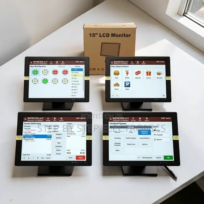 Factory Prices 14 Inch, 15 Inch, 17 Inch Touch Screen POS Monitors