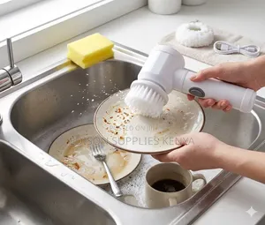 Electric Spin Scrubber Handheld Cleaning Brush Set, USB Rechargeable