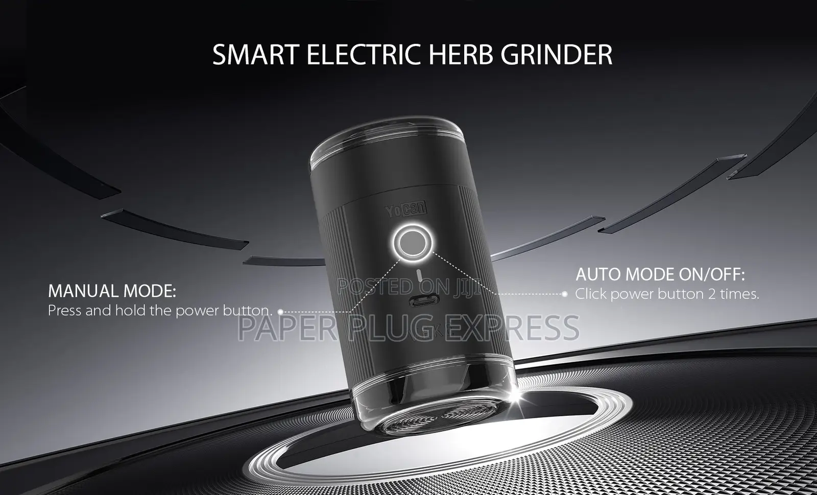 Yocan Veke Automatic Herb Sipce Rechargeable Electric Grinder