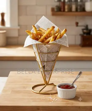 Chips Basket Conical Material steelColour