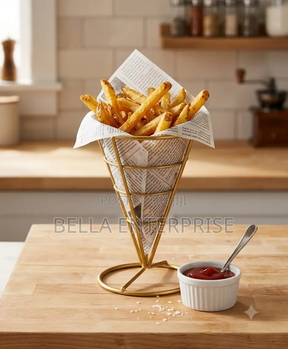 Chips Basket Conical Material steelColour