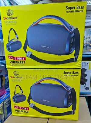 BoomBest LN-716BT Portable Bluetooth 5.0 Speaker, Extra Deep Bass