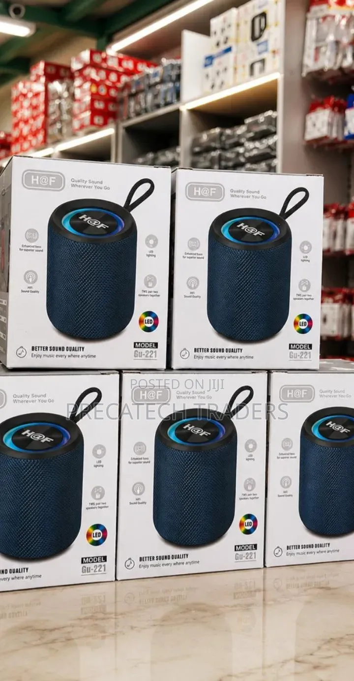 Portable GU-221 Bluetooth Speaker – Wireless & Rechargeable