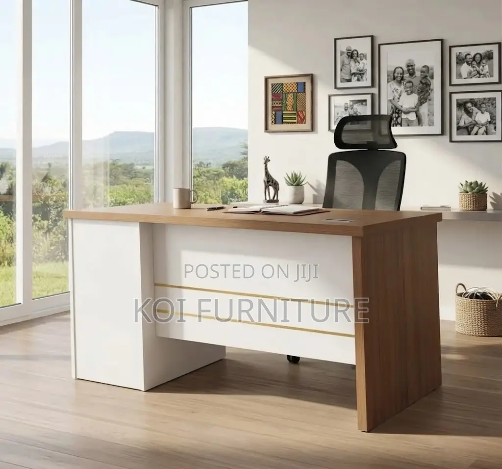 Office Desk; 1400MM Executive Home Office White Desk