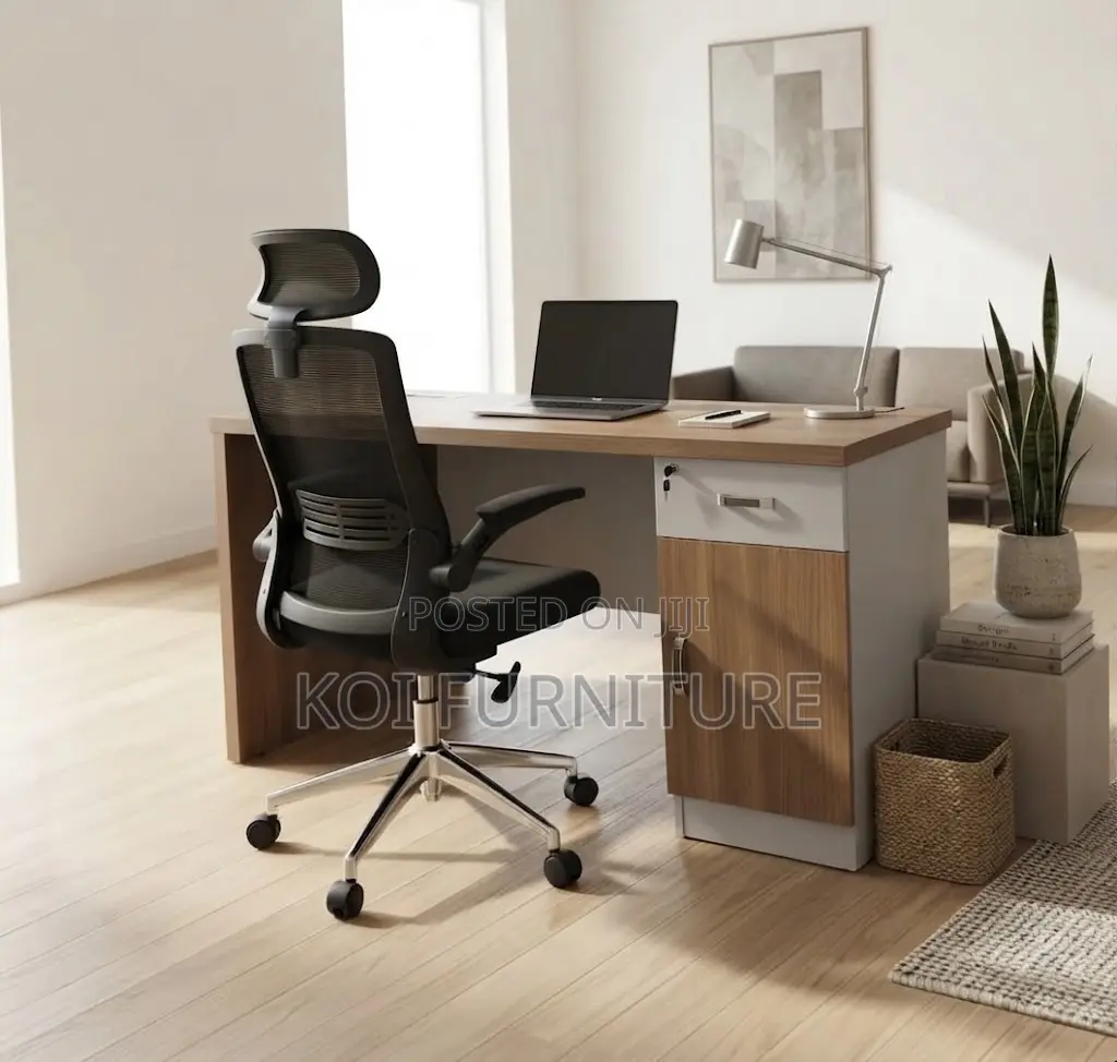 Office Desk; 1400MM Executive Home Office White Desk